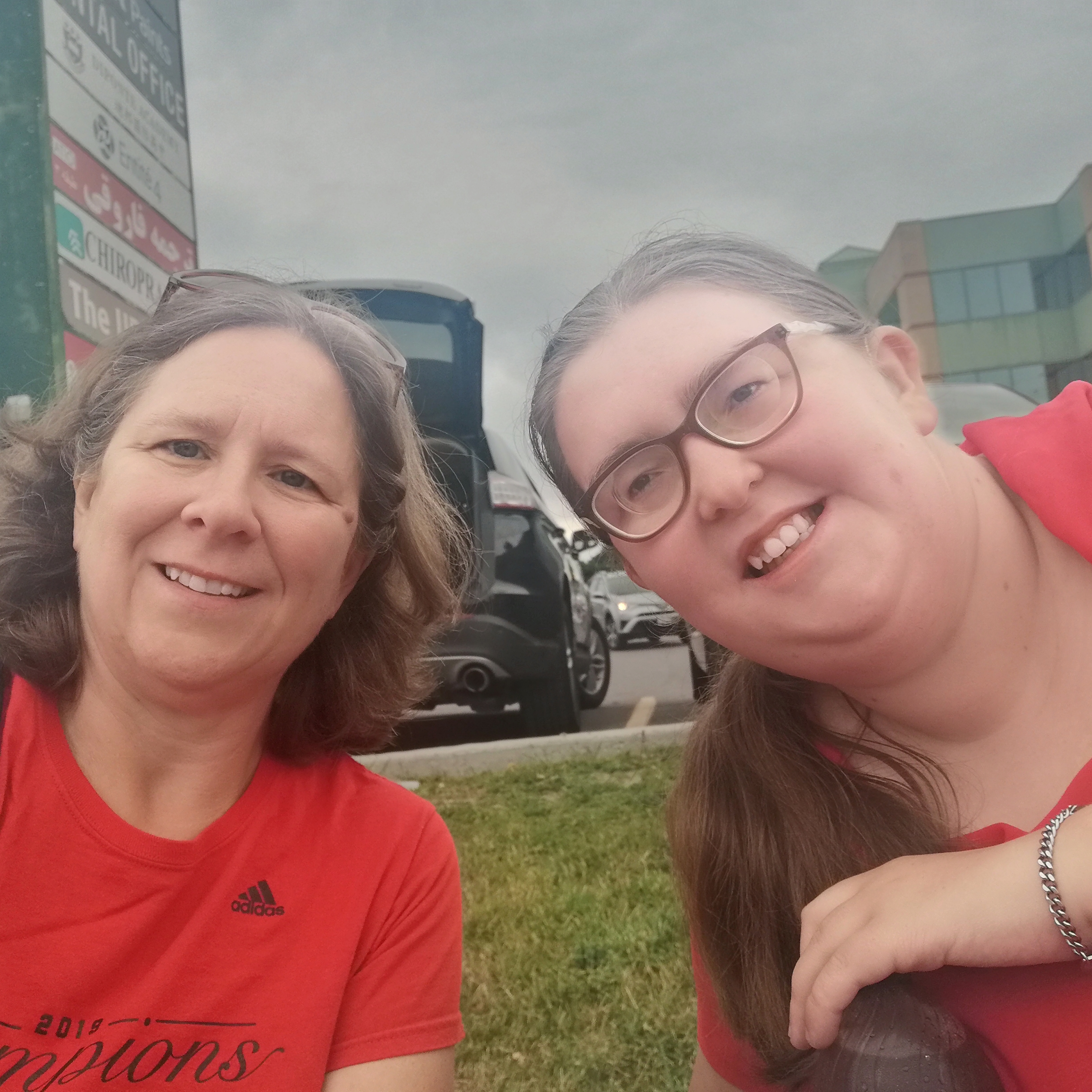 Cathy and Amy